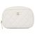 Timeless Pochette Matelassée Coco Mark di Chanel Bianco