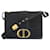 Dior 30 Montaigne shoulder bag in black leather  ref.2575988