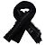 Autre Marque Accessorio NON SIGLATO in Lana Nera - 102928 Nero - vista 3