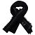 Autre Marque Accessorio NON SIGLATO in Lana Nera - 102928 Nero - vista 6