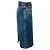 Céline Celine Blaue High-Waisted Denim-Midirock 2021 - Ansicht 2