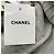 Chanel Fransen Cashmere Strickschal Silber / Grau / Marine 2008 - Ansicht 11