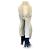 Chanel Fransen Cashmere Strickschal Silber / Grau / Marine 2008 - Ansicht 4