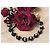 Magnifica collana DOLCE & GABBANA grandi boule nera con scritte e logo Nero - vista 3