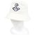 Hermès Cappello bucket in cotone Hermes Harper Emile Bianco