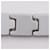 Bracciale Coco Mark di Chanel Argento Metallico  - vista 10