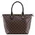 Borsa a mano Saleya PM Damier Louis Vuitton Marrone