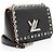 Borsa a Spalla Twist MM in Pelle Epi con Borchie Louis Vuitton Nero
