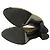Miu Miu Glitzer-Haarwildleder-Pumps Schwarz Golden - Ansicht 11