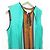 Autre Marque Vestido 100% seda Diane von Furstenberg Castaño Verde - vista 4