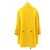 Abrigo de Lana Tweed Chanel Amarillo - vista 3