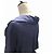 Autre Marque Abrigo Gown Chambray Bijou Belt de leur logette Azul - vista 4