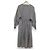 Autre Marque Langes Kleid aus Leinenmischung BLAMINK Grau - Ansicht 2