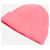 Crimson Rosa gerippte Beanie mit Bündchen Pink - Ansicht 3