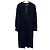 Autre Marque CYCLAS Langarmkleid Blau Marineblau