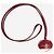 Saint Laurent Chaveiro de couro verniz vermelho