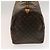 Borsa Keepall Louis Vuitton in tela Monogram 60 Marrone - vista 4