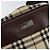 Borsa Messenger con Zip Burberry in Tela e Pelle Nova Check Beige - vista 6