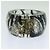 Bangles articolato Chanel CC in resina con pizzo e perle finte - vista 6