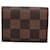 Custodia per gemelli Louis Vuitton Damier Marrone - vista 2