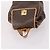 Céline Celine Vintage Drawstring Flap Backpack Macadam Coated Canvas Brown - view 7