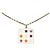 Collana Chanel con pendente Multicolore