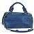 Borsa da bowling Doctor Chanel in pelle trapuntata media Blu
