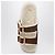 Infradito Prada in suede marrone e nuovo shearling - vista 5