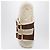 Infradito Prada in suede marrone e nuovo shearling - vista 6