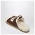 Infradito Prada in suede marrone e nuovo shearling - vista 8