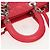 Christian Dior Lady Dior Leather Large Rosa - vista 7