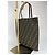 Borsa a mano/spalla Fendi in pelle/canvas marrone 294 - vista 3