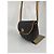 Bolsa transversal Dior, preta, em couro.296 Marrom Preto - vista 8