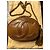 Sac à main Chanel en cuir ovale camel - vue 7