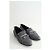 Chanel Mocassini in tweed blu navy - vista 3