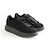 Alexander Mcqueen Sneakers in scamosciato nero - vista 4