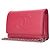 Wallet On Chain Borsa a spalla CHANEL, portafoglio a catena, pelle caviar rosa, finiture argentate,
