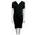 Escada Piccolo vestito nero con zip dorate Gold hardware