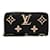 Louis Vuitton Black Monogram Empreinte Giant Bicolor Zippy Long Wallet Leather Cloth  ref.2577994