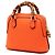 Sac à main en cuir de veau orange mini dollar Bamboo Diana de Gucci - vue 2