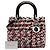 Dior Nero Medio Tweed Cannage Frange Lady Dior - vista 12