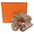 Hermès Hermes Claudia Plan Air Scrunchie Brown Golden  - view 2