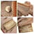 Hermès Hermes Claudia Plan Air Scrunchie Brown Golden  - view 4