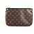 Borsa a Spalla Pochette Loretta Monogramma Louis Vuitton Marrone Rosa