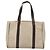 Bulgari Bvlgari B.Zero1 Logomania Tasche aus Canvas mit Leder groß Beige - Ansicht 2