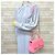 Borsa a Spalla Chanel Coco Handle 29 V-Stitch Rosa - vista 2