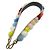 Fendi Strap You Spalla in pelle/volpe multicolore