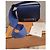 Hermès Geta in pelle blu navy Hermes - vista 14