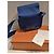 Hermès Geta in pelle blu navy Hermes - vista 5