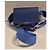 Hermès Geta in pelle blu navy Hermes - vista 7